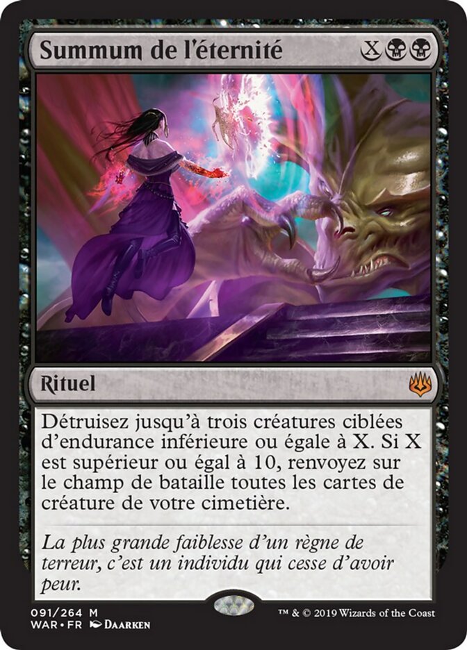 Summum de l'éternité