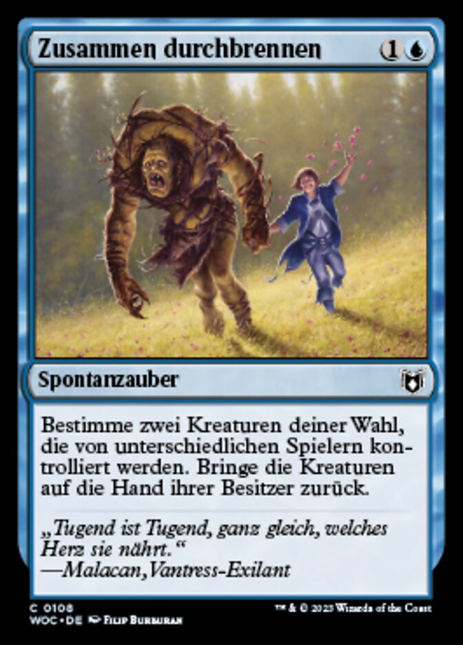 Zusammen durchbrennen