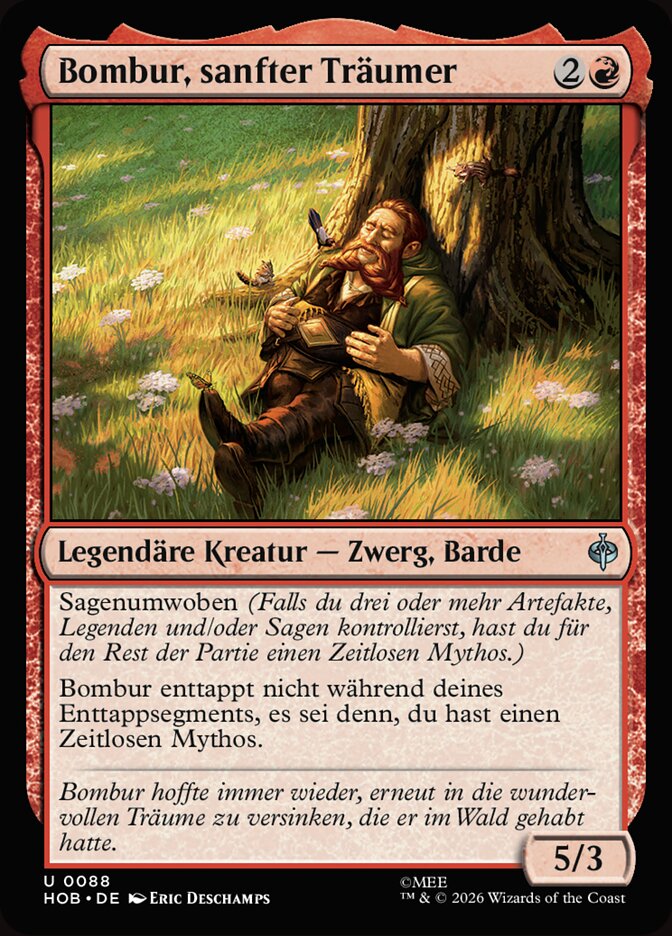 Bombur, sanfter Träumer