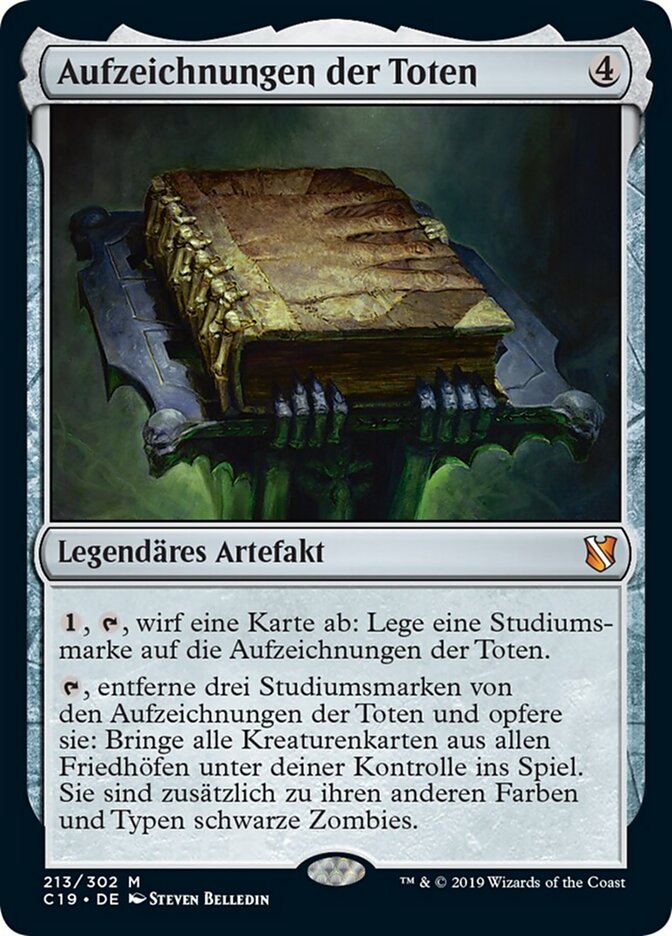 Aufzeichnungen der Toten