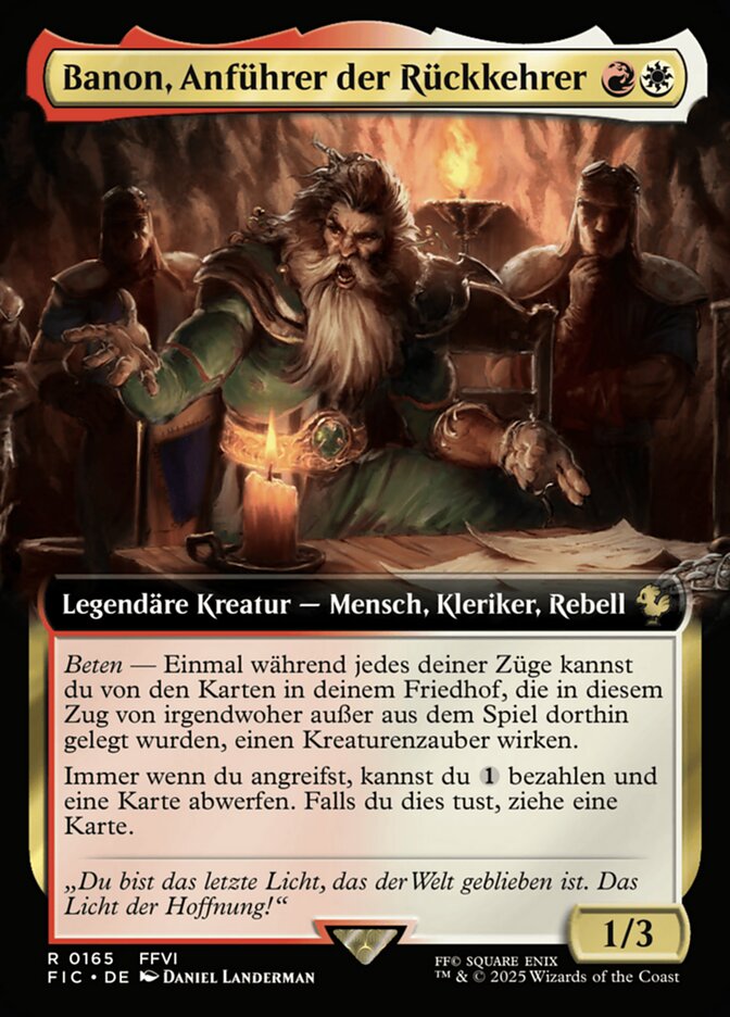 Banon, Anführer der Rückkehrer