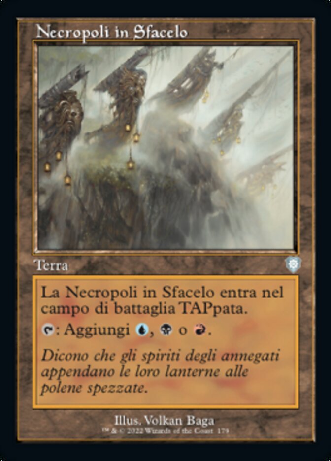 Necropoli in Sfacelo