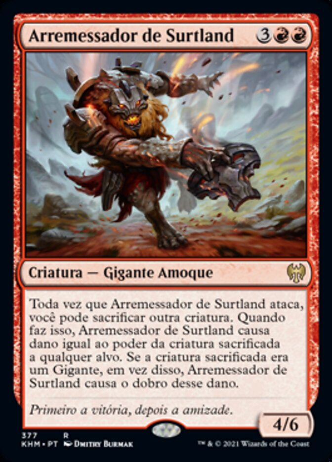 Arremessador de Surtland
