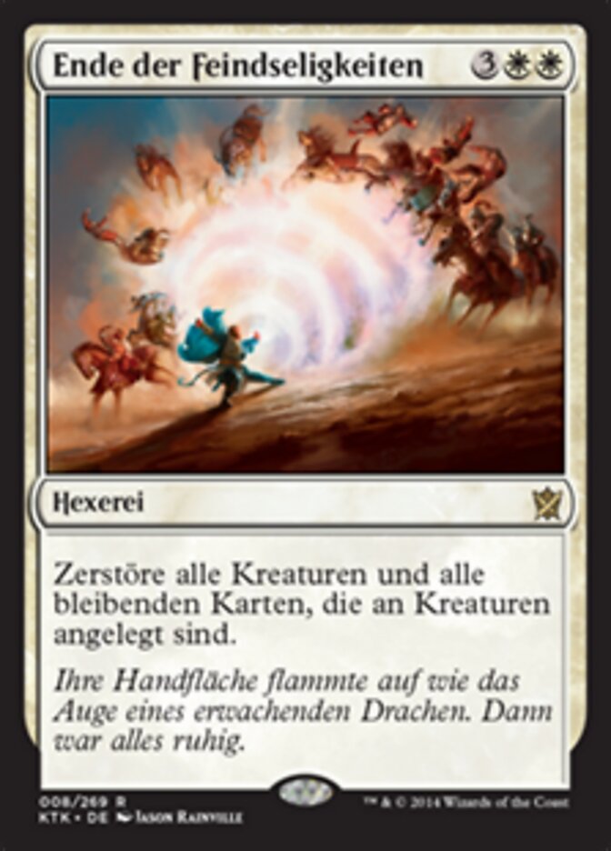 Ende der Feindseligkeiten