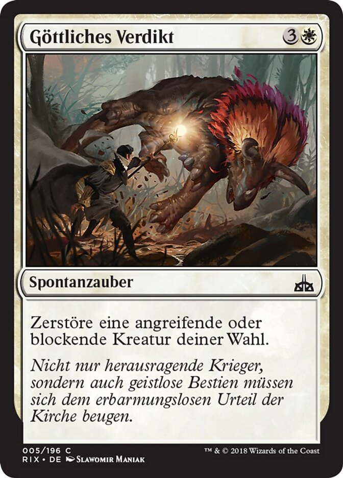 Göttliches Verdikt