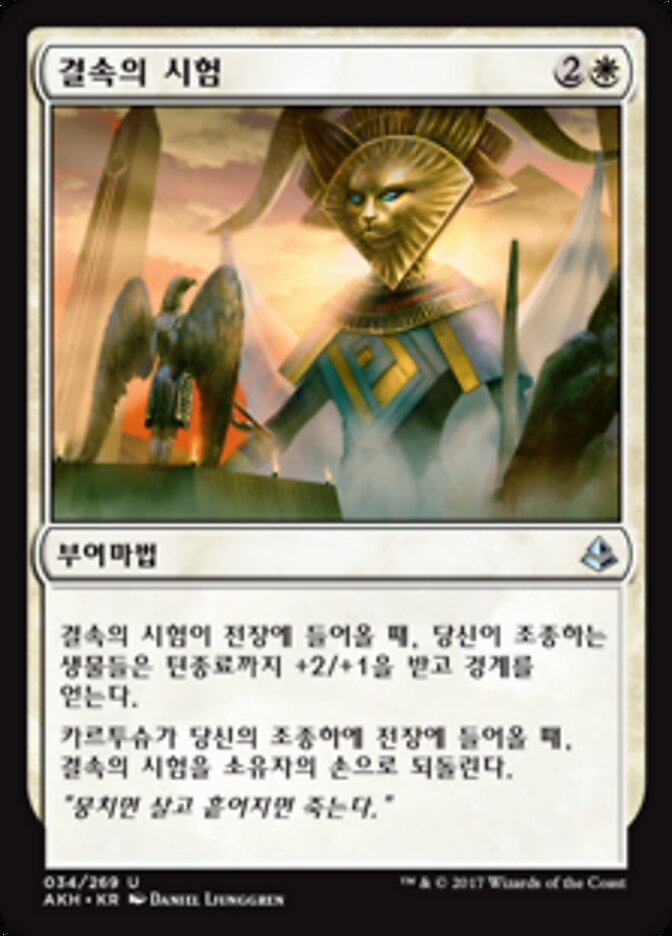 결속의 시험