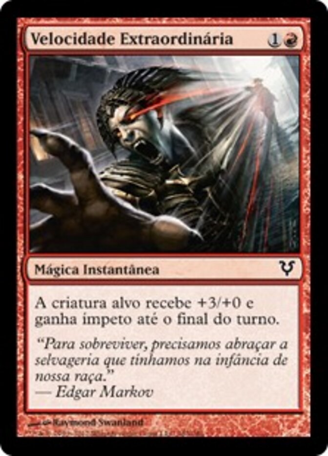 Velocidade Extraordinária