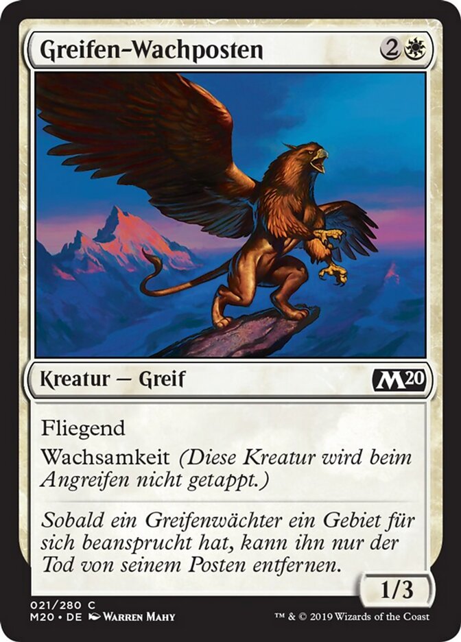 Greifen-Wachposten