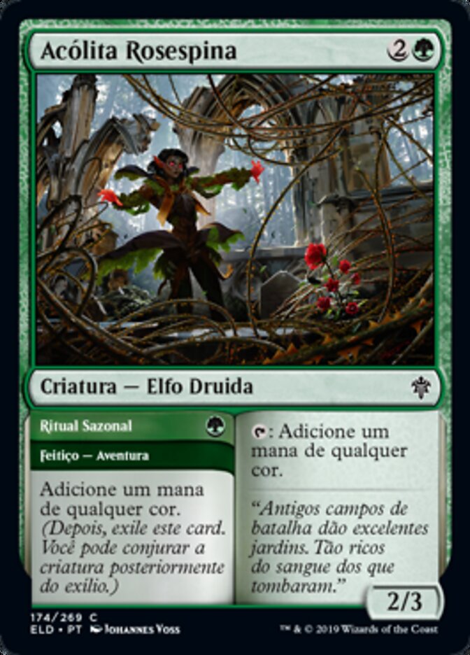 Rosethorn Acolyte // Seasonal Ritual