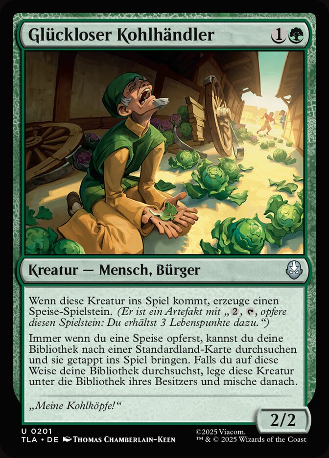 Glückloser Kohlhändler