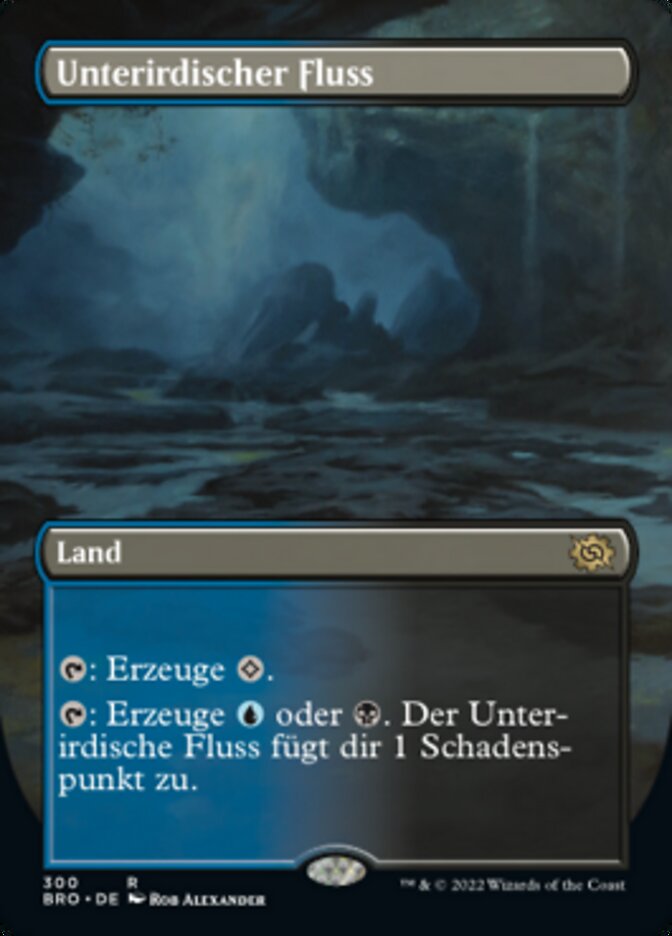 Unterirdischer Fluss