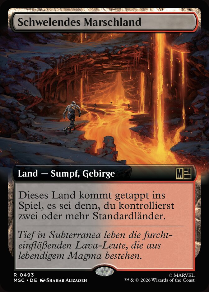 Schwelendes Marschland