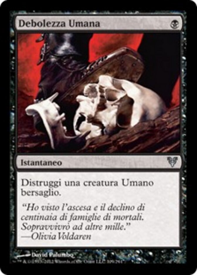 Debolezza Umana