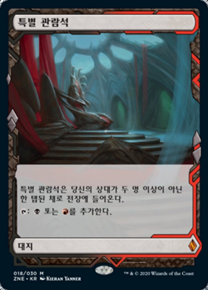 특별 관람석