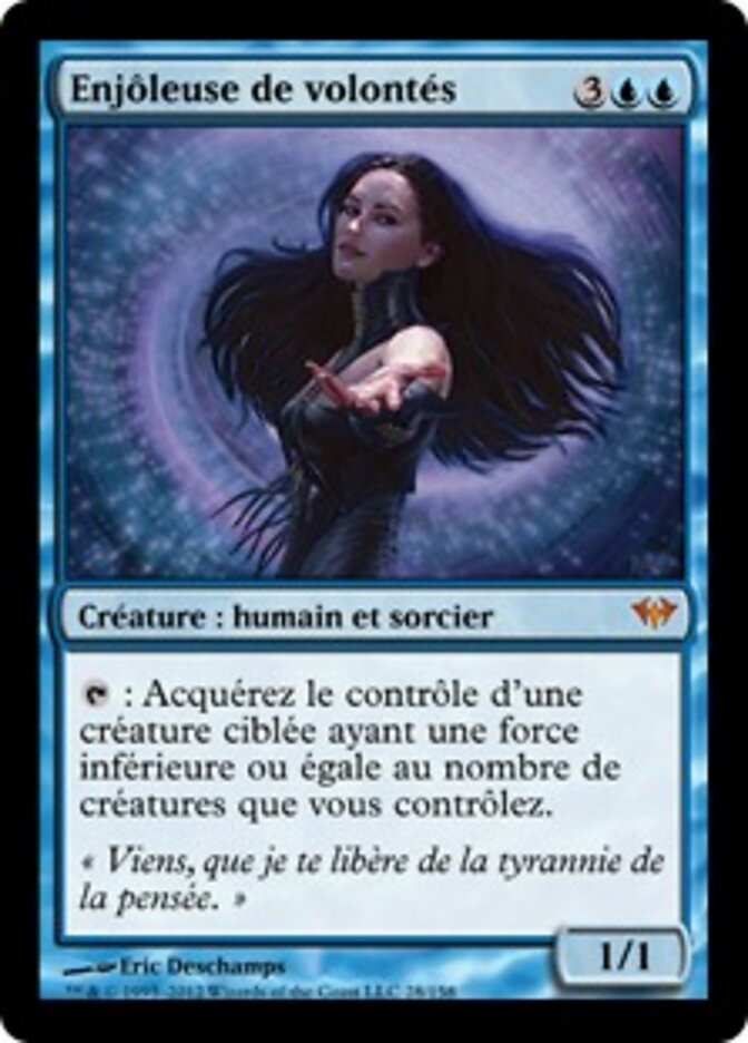 Enjôleuse de volontés