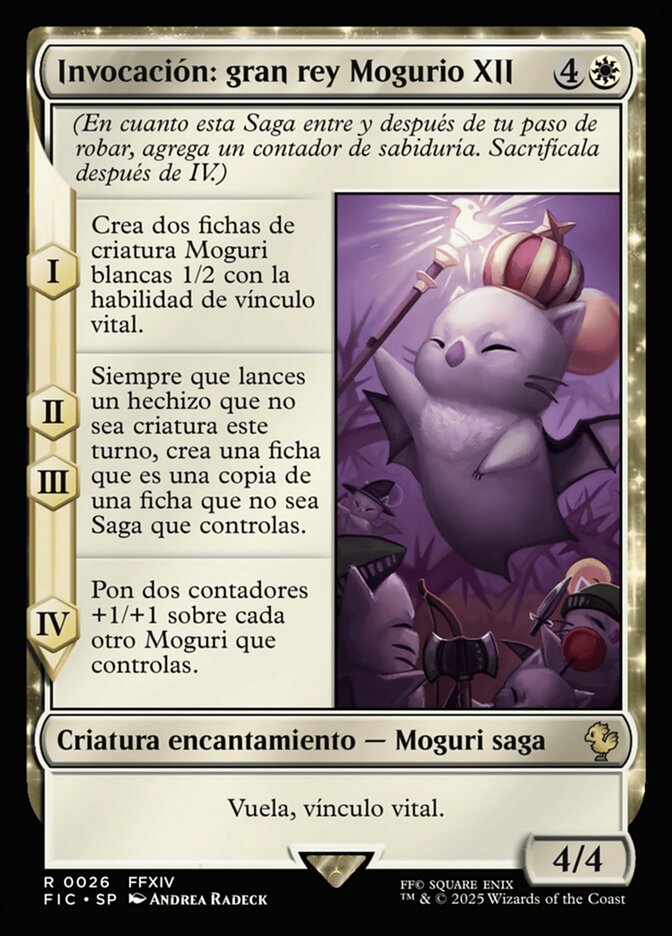 Invocación: gran rey Mogurio XII