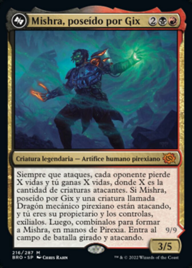 Mishra, poseído por Gix