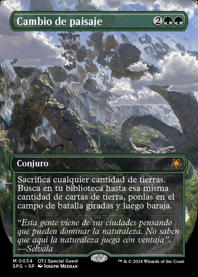 Cambio de paisaje