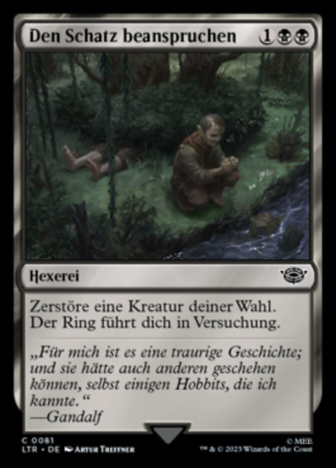 Den Schatz beanspruchen