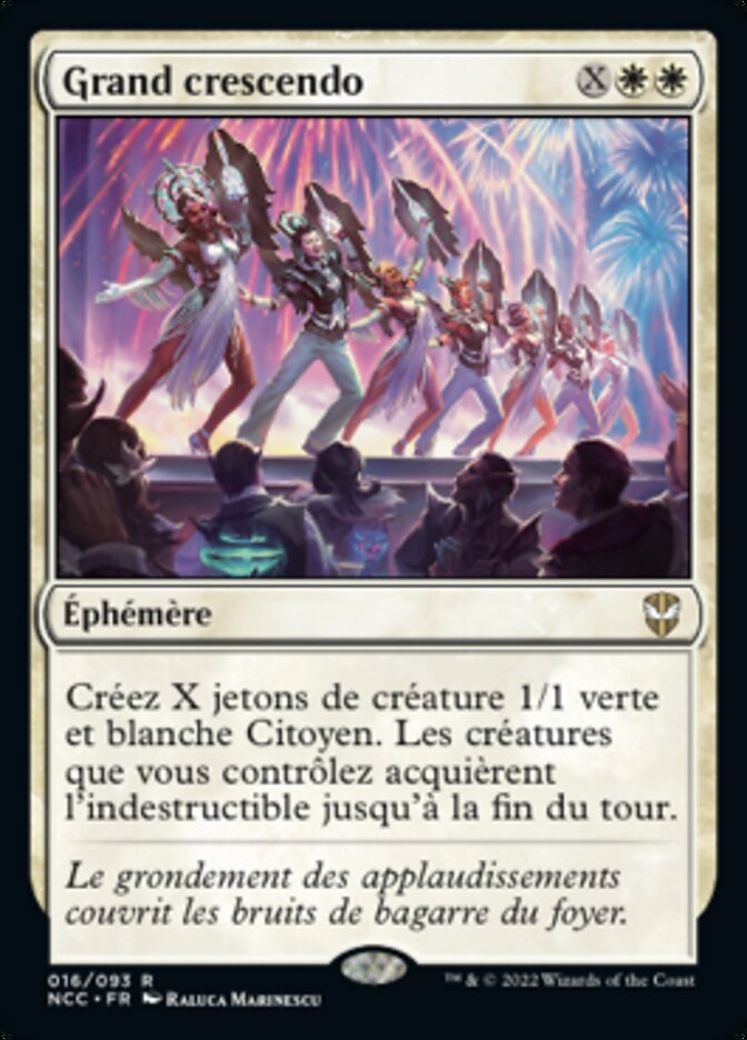 Grand crescendo