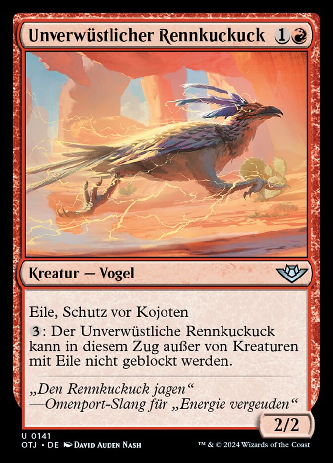 Unverwüstlicher Rennkuckuck