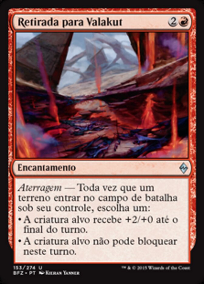 Retirada para Valakut