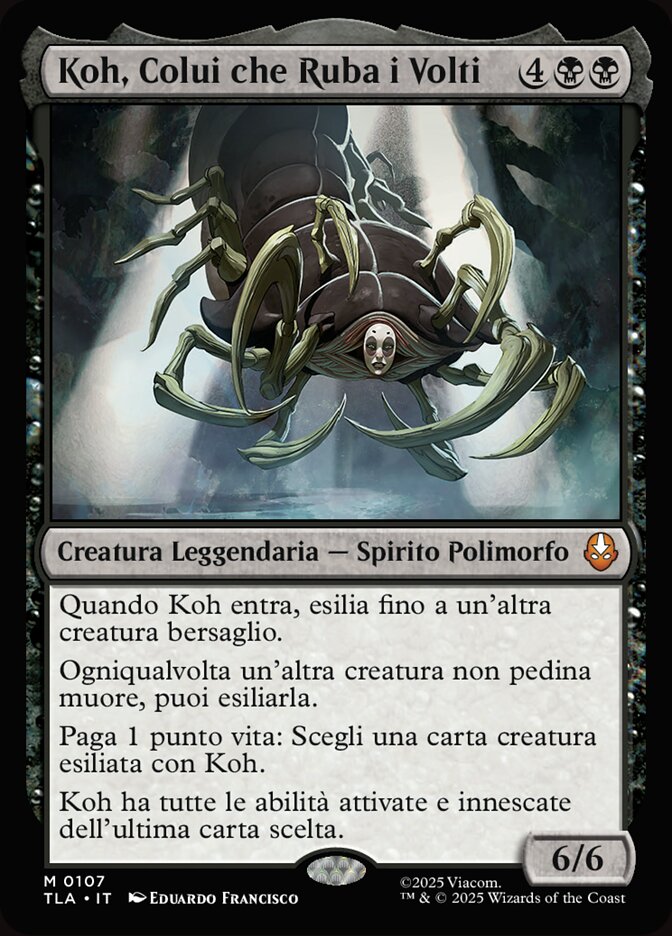 Koh, Colui che Ruba i Volti