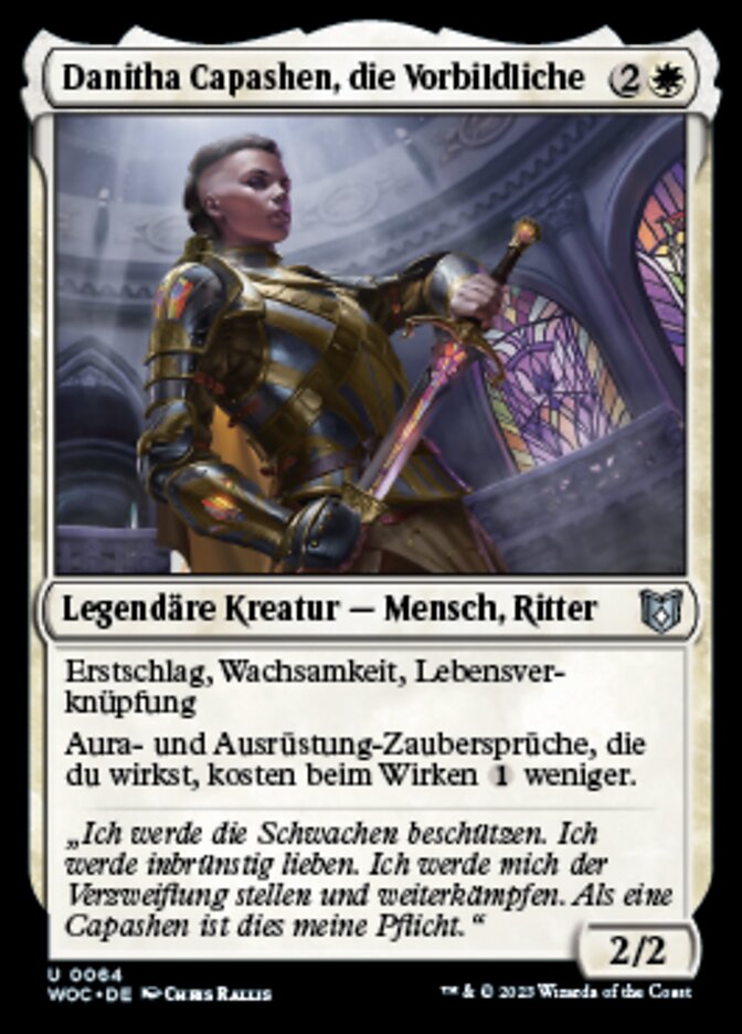 Danitha Capashen, die Vorbildliche