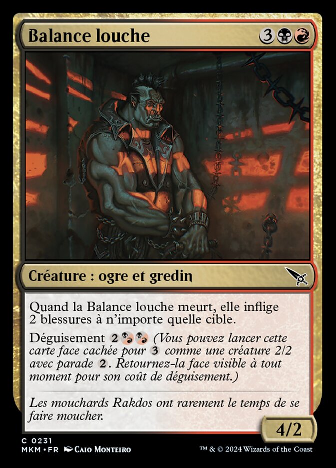 Balance louche