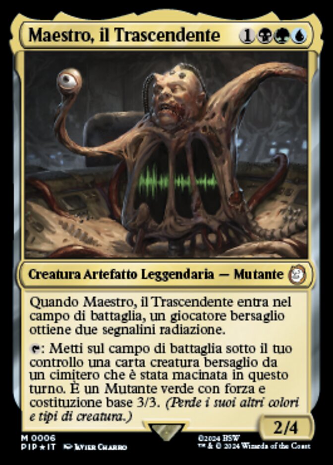Maestro, il Trascendente
