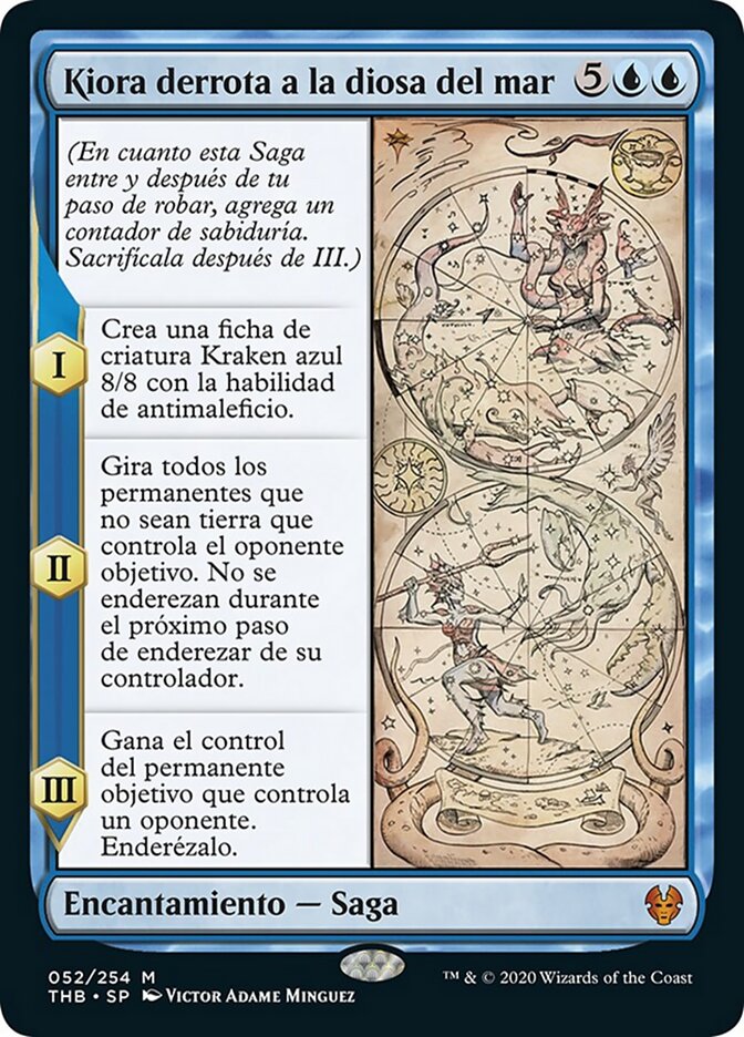 Kiora derrota a la diosa del mar