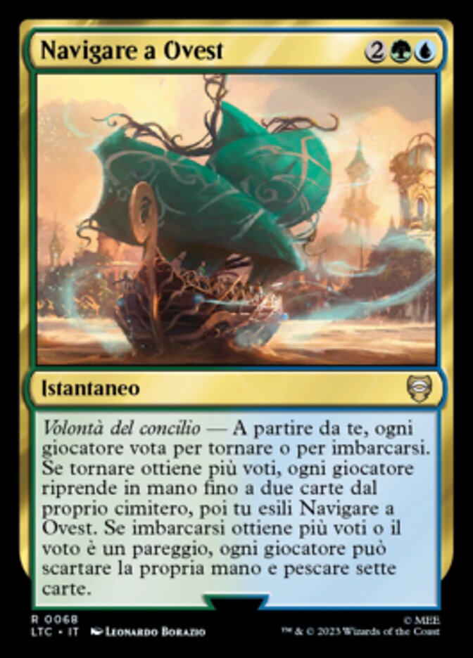 Navigare a Ovest