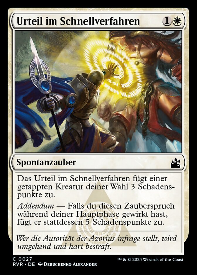 Urteil im Schnellverfahren