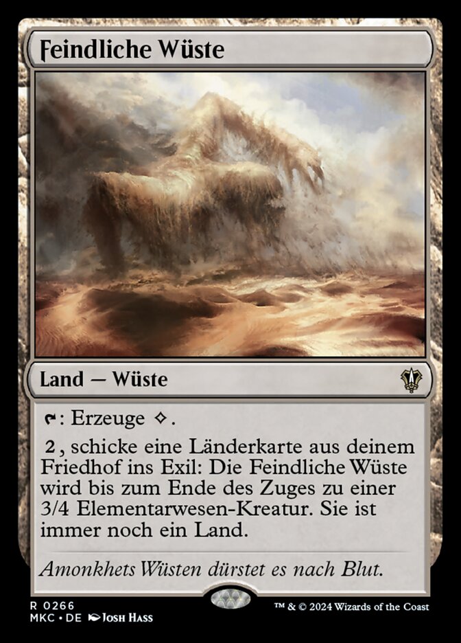 Feindliche Wüste