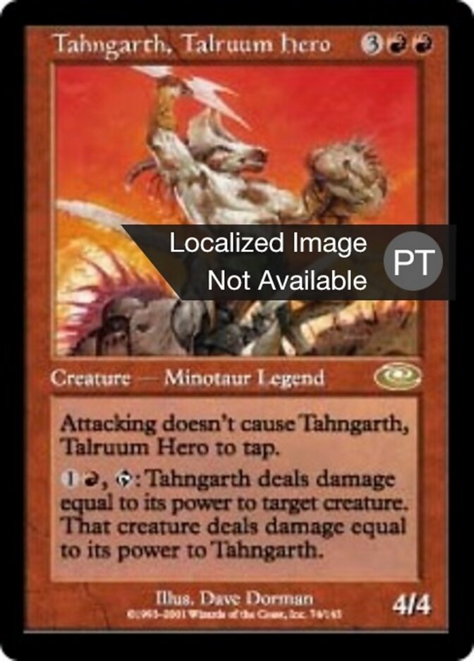 Tahngarth, Héroi de Talruum