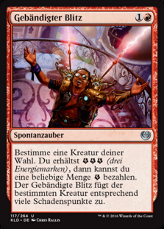 Gebändigter Blitz