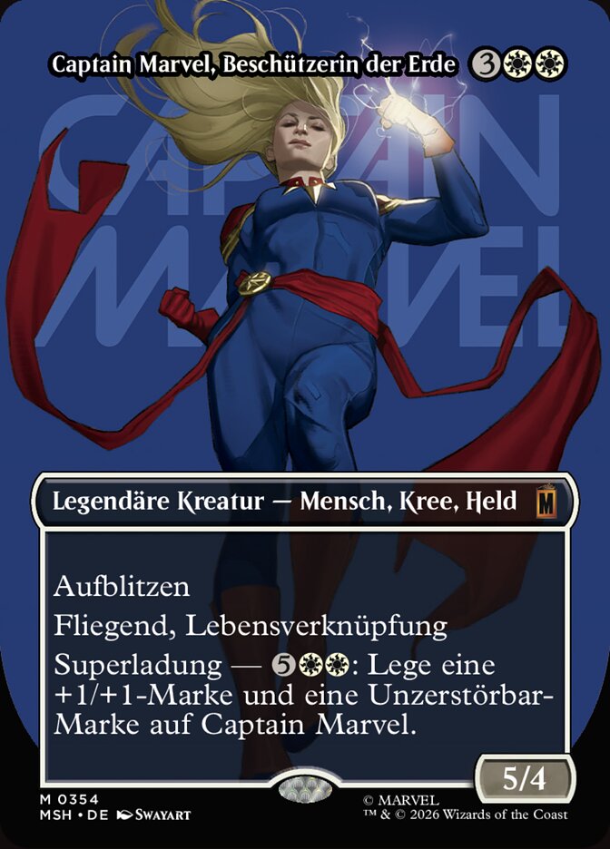 Captain Marvel, Beschützerin der Erde