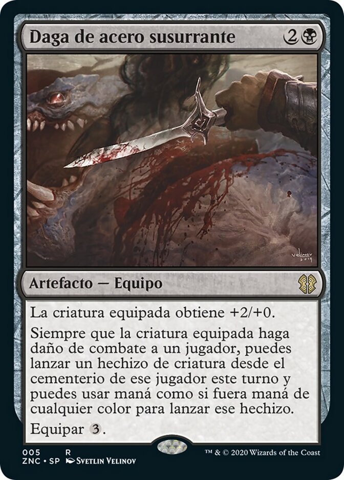 Daga de acero susurrante