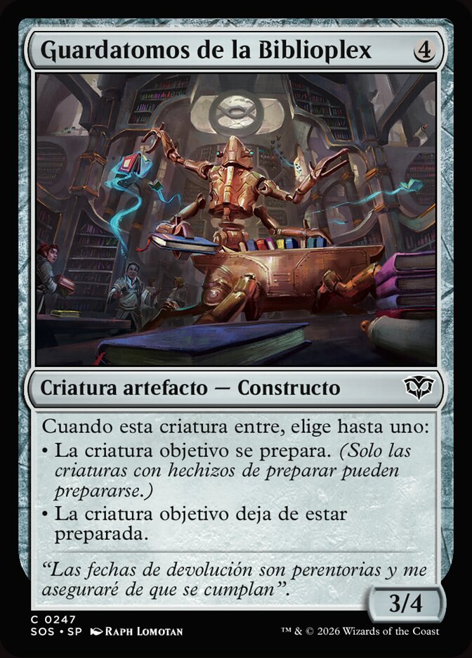 Guardatomos de la Biblioplex