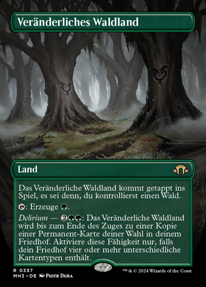 Veränderliches Waldland