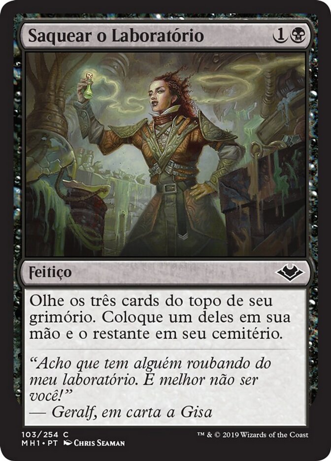 Saquear o Laboratório