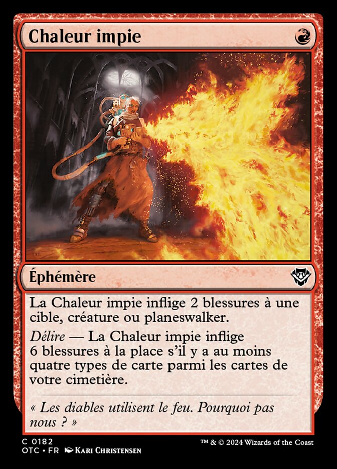 Chaleur impie