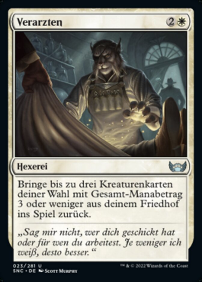 Verarzten