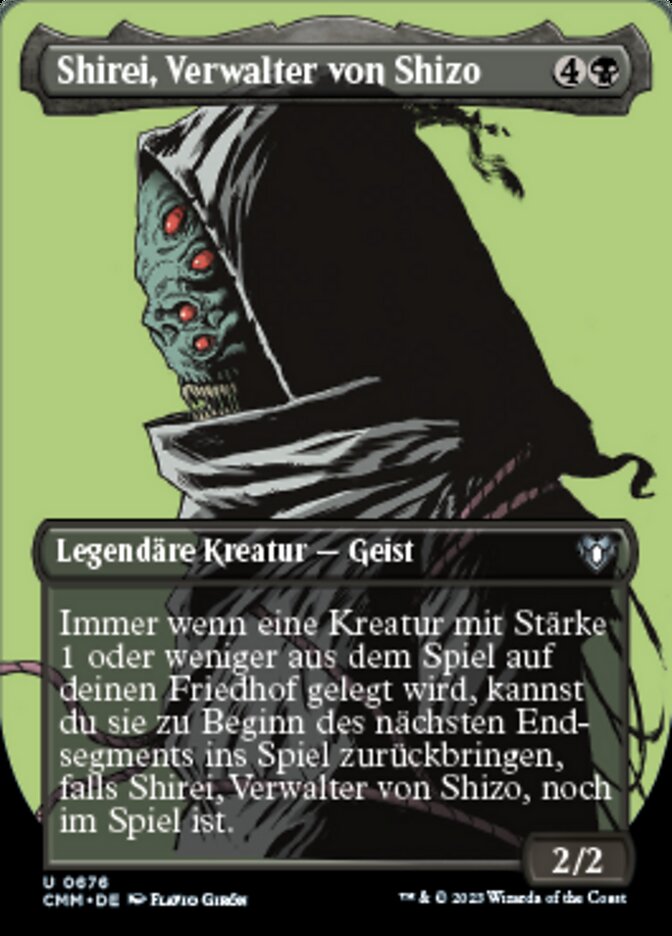 Shirei, Verwalter von Shizo