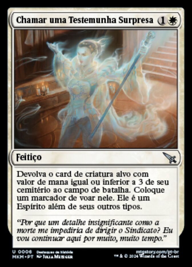 Chamar uma Testemunha Surpresa