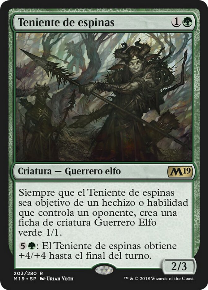 Teniente de espinas
