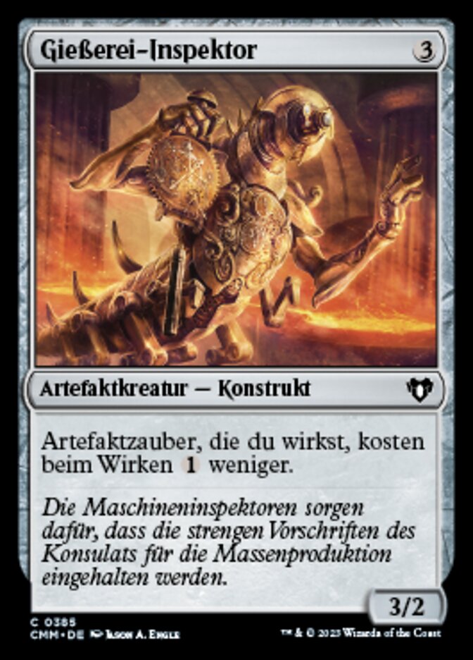 Gießerei-Inspektor