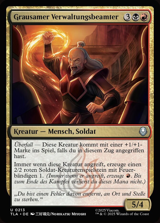 Grausamer Verwaltungsbeamter