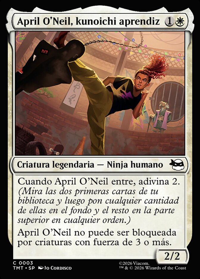 April O'Neil, kunoichi aprendiz