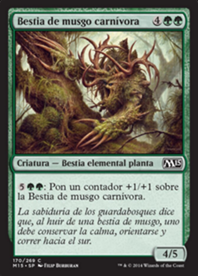 Bestia de musgo carnívora